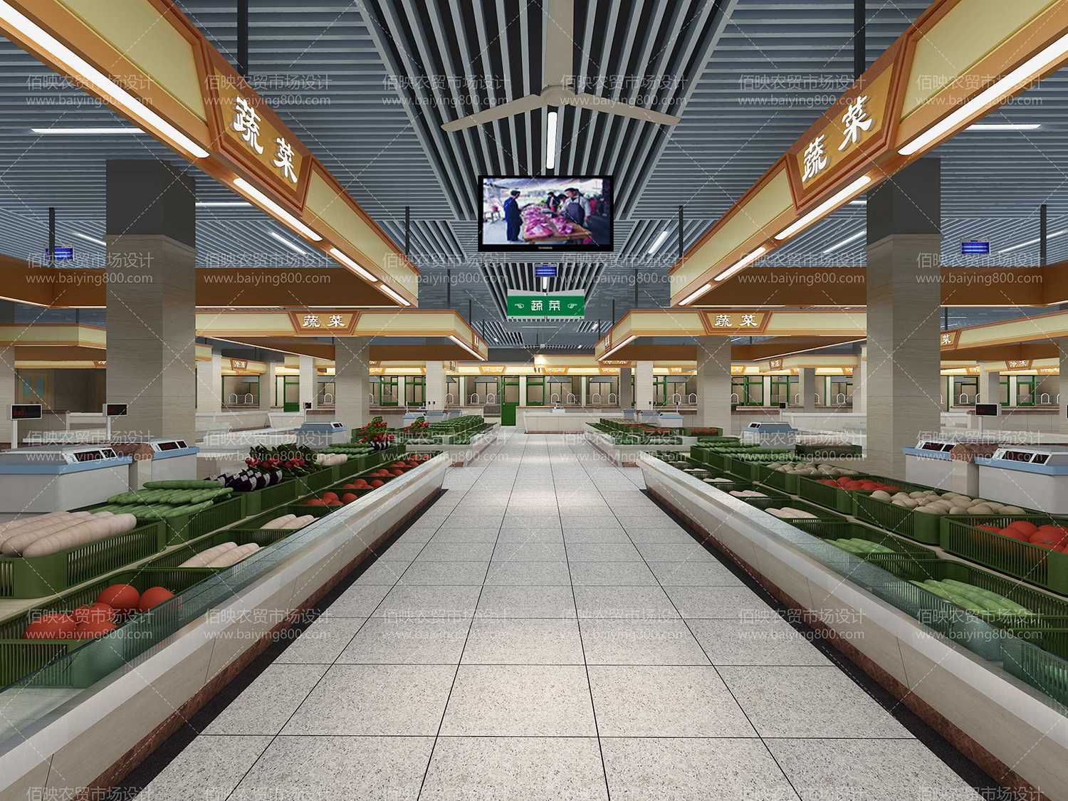 菜市場設(shè)計改造要與建筑物結(jié)構(gòu)相互融合