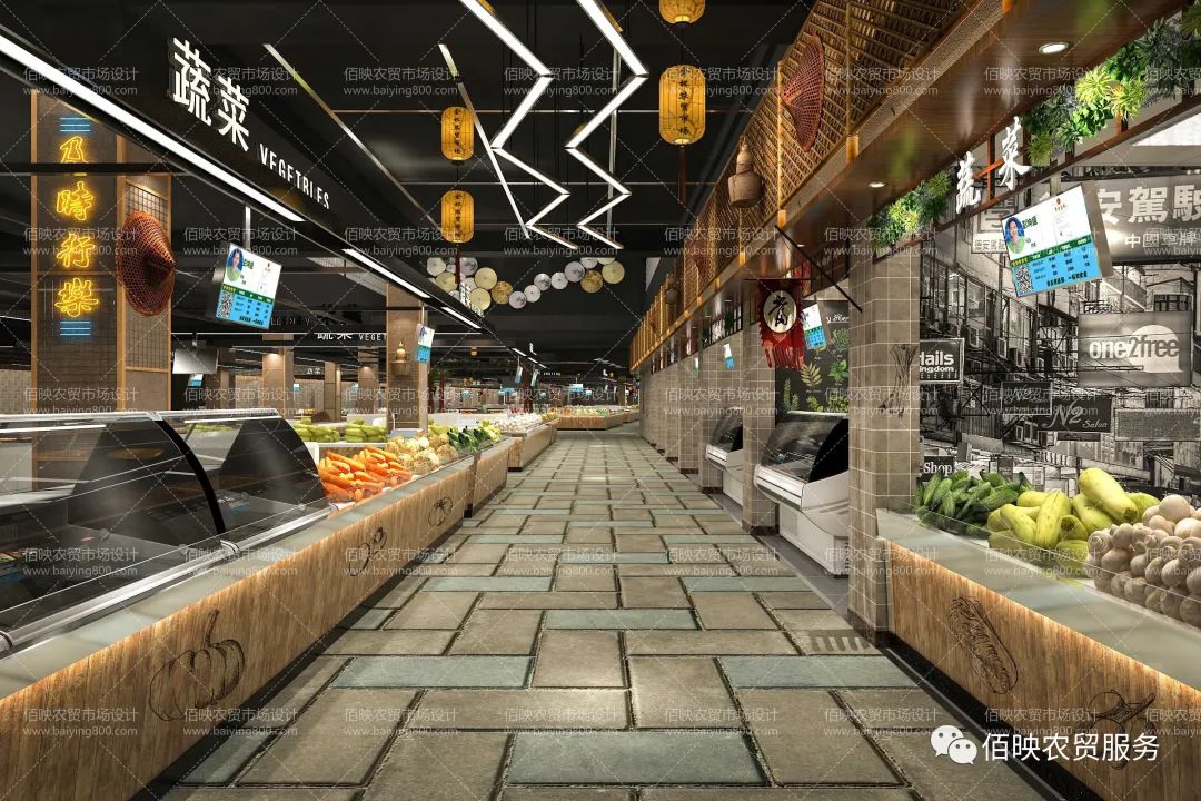 菜市場攤位流線設(shè)計(jì)的魅力